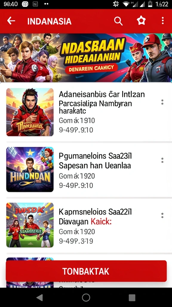 Screenshot melody77 nomor 1